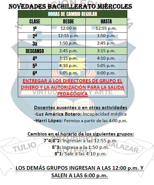HORARIO